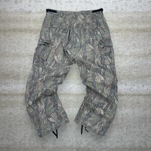 Vintage 90s Military Hunting Camo Tactical Pants 36x30 Baggy Double Knees Cargos